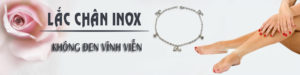 lắc chân inxo nữ đẹp thời trang, các mẫu lắc chân inox nữ mới nhất,