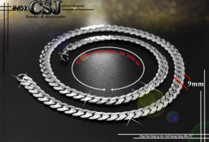 Dây chuyền inox nam cao cấp, bán vòng cổ nam kiểu lặc đẹp giá rẻ,