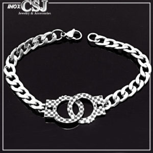 lắc tay nam còng cố 8, vòng tay nam inox còng sô 8 đẹp giá rẻ,