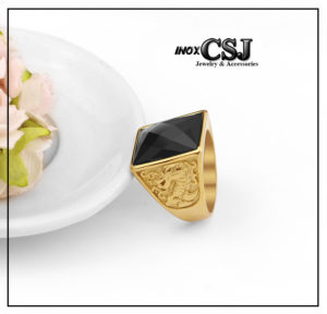 bán nhẫn nam inxo mạ vàng, nhẫn nam con rồng,