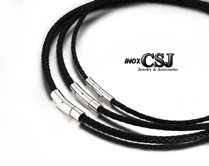 CSJ chuyên bán khóa inox dành cho dây chuyền cao su đen cao cấp giá rẻ tại HCM