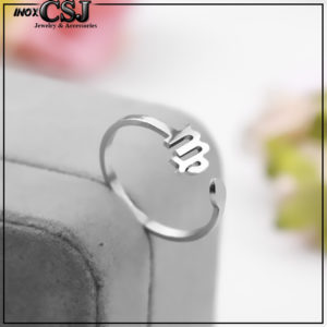 nhẫn inox 12 cung hoàng đạo xử nữ virgo
