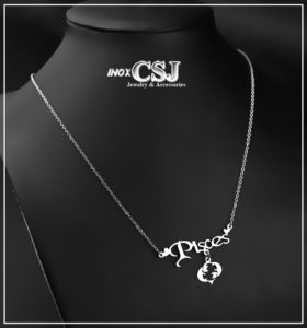 dây chuyền inox cung hoàng đạo song ngư pisces
