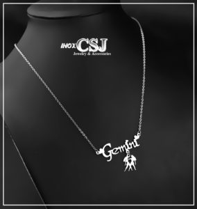 dây chuyền inox cung hoàng đạo song tử gemini đẹp giá rẻ tại CSJ