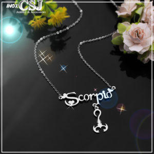 dây chuyền inox cung hoàng đạo thần nông scorpio