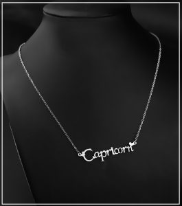 HD312c Dây chuyền cung hoàng đạo ma kết capricorn