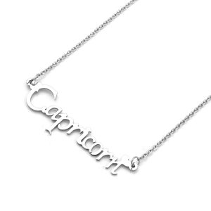 HD312d Dây chuyền cung hoàng đạo ma kết capricorn