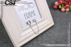 bông tai nữ inox hai khoen độc đáo phong cách Hàn Quốc