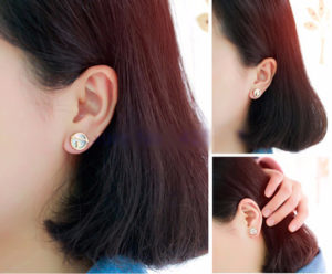 Công sang chuyên bán sỉ Bông tai tita9n doremon mạ vàng hồng đẹp giá rẻ nhất TPHCM