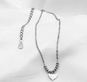 Lắc chân titan con cáo màu trắng, vòng chân hồ ly không đen vĩnh viễn