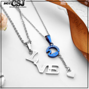 Dây chuyền inox cặp đôi chữ love đẹp giá rẻ không đen , quà tặng tình yêu ý nghĩa