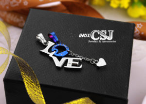 Dây chuyền inox cặp đôi chữ love đẹp giá rẻ không đen , quà tặng tình yêu ý nghĩa
