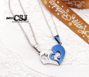 dây chuyền cặp đôi trái tim ghép i love you, csj nơi chuyên bán cung cấp vòng cổ đôi tình nhân , dây chuyền cặp đôi trái tim cực đẹp ý nghĩa không đen giá rẻ hcm