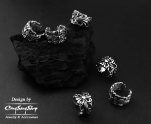 nhẫn inox chrome heart cao cấp đẹp độc đầy cá tính