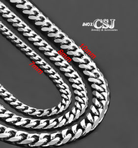 Dây chuyền nam inox kiểu lặc 10ly