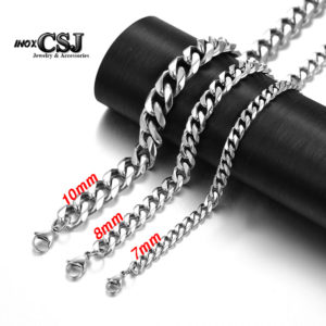 Dây chuyền nam inox kiểu lặc 10ly