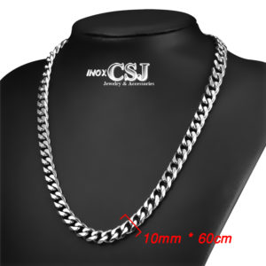 Dây chuyền nam inox kiểu lặc to 10ly