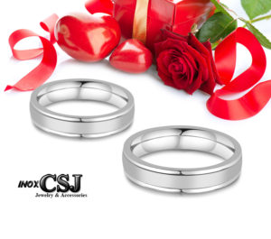 trang sức cặp đôi tình nhân inox chuyên bán sỉ bỏ sỉ nhẫn cặp sọc mờ inox cao cấp, nhẫn đôi inox đẹp giá rẻ không đen HCM
