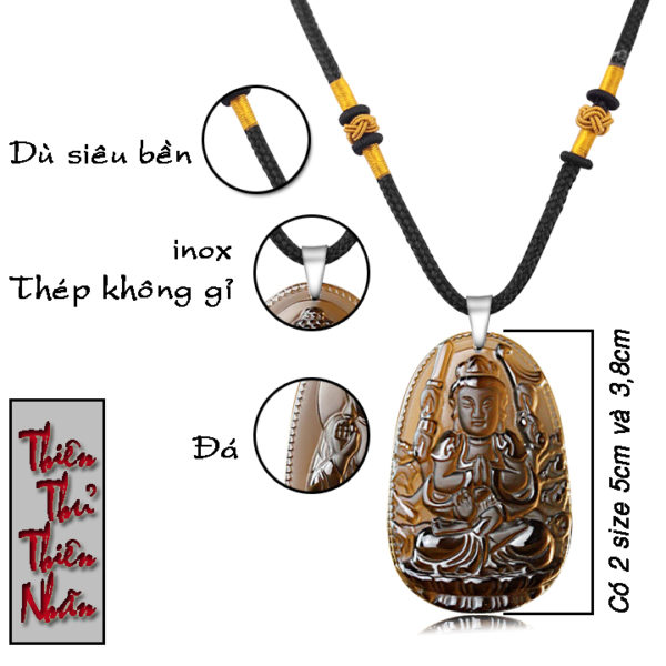 Dây chuyền phật thiên thù thiên nhãn, vòng cổ phong thủy phật thiên thù thiên nhãn hộ mệnh tuổi tý
