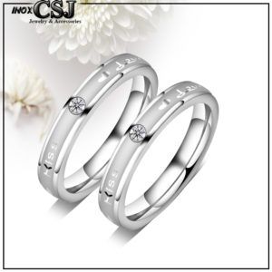 Nhẫn cặp inox kiss love, nhẫn đôi tình nhẫn kiss love bằng inox cao cấp , nhẫn cặp thép không gỉ