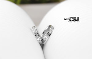 Nhẫn cặp inox kiss love, nhẫn đôi tình nhẫn kiss love bằng inox cao cấp , nhẫn cặp thép không gỉ
