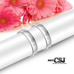 Nhẫn cặp angel inox, nhẫn đôi tình nhân angel đẹp