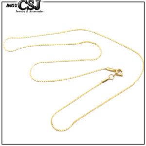 Vòng cổ nữ mạ vàng inox cao cấp loại nhỏ 1mm