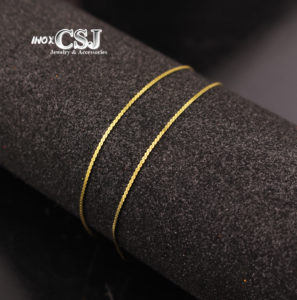 Vòng cổ nữ mạ vàng inox cao cấp loại nhỏ 1mm