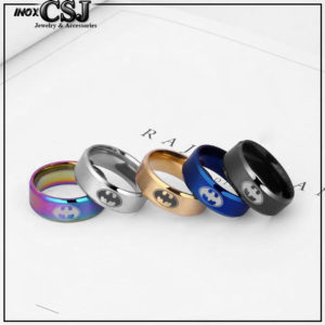 Shop Công Sang nơi bán nhẫn batman inox , nhẫn titan bat man đủ màu bảng to không đen giá rẻ HCM