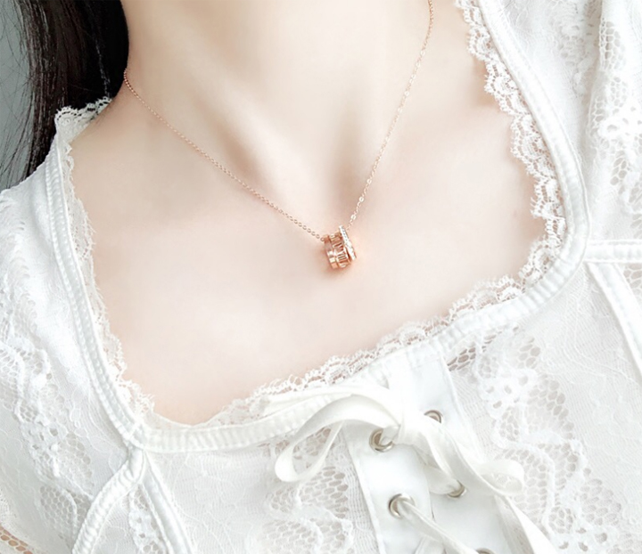 Dây chuyền số la mã thời trang Hàn Quốc