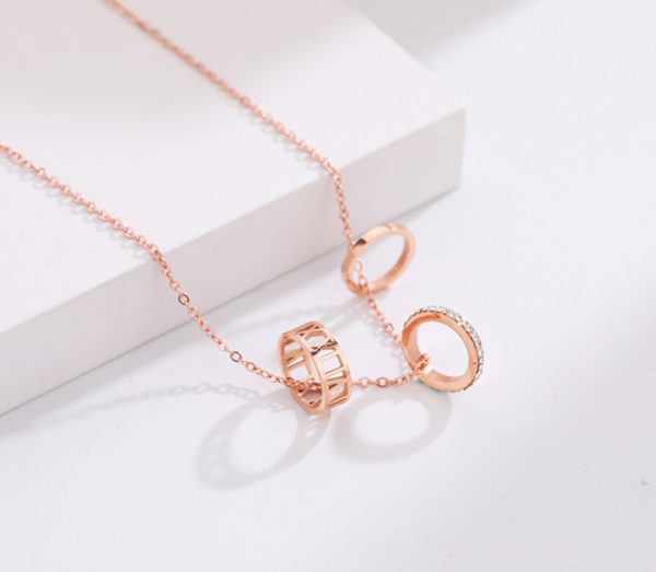Dây chuyền số la mã thời trang Hàn Quốc