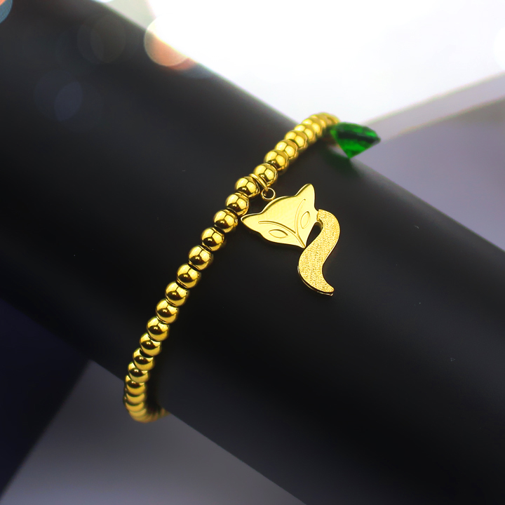 TA279b-Vòng tay bi titan con cáo