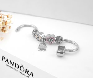 Lắc vòng tay titan phong cách Pandora TA323