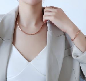 Combo 2 món dây chuyền và lắc tay đuôi phụng