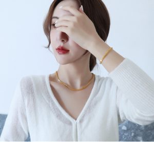 Combo 2 món dây chuyền và lắc tay đuôi phụng