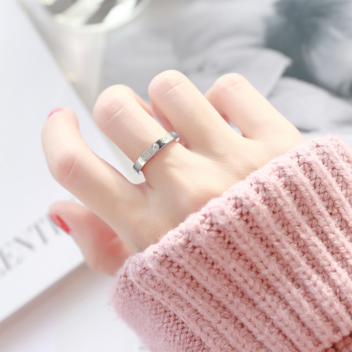 Nhẫn titan forever love