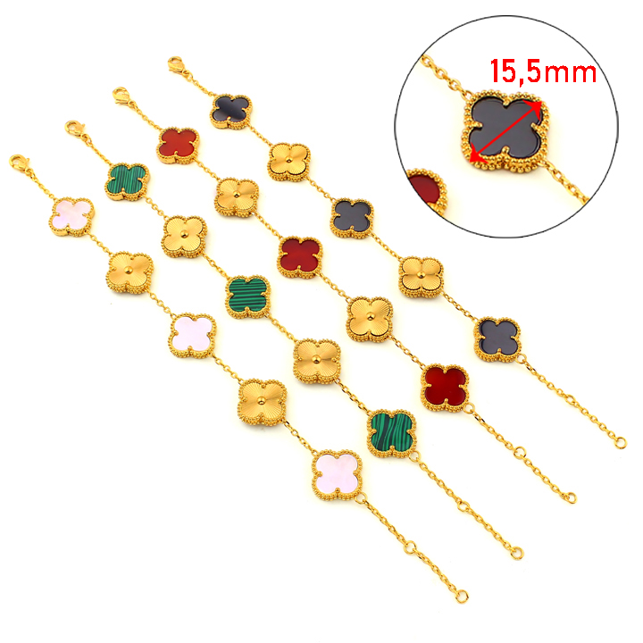 LT209a-Lắc tay nữ titan Van Cleef thời trang