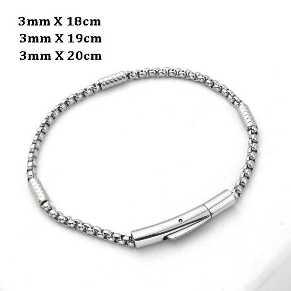 LN136a-Lắc tay nam titan bông dừa 3ly