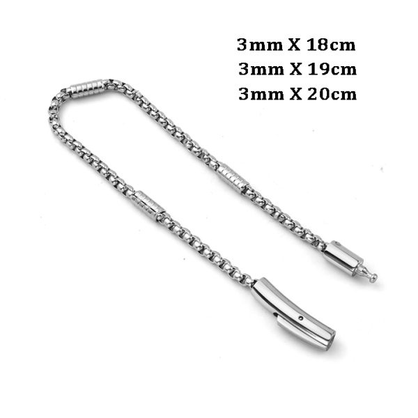LN136b-Lắc tay nam titan bông dừa 3ly