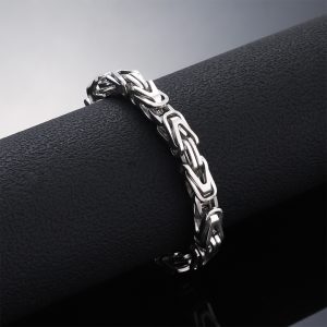 LN143d Lắc tay nam titan kiểu chữ V