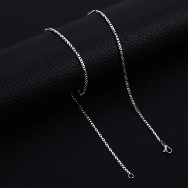 DN198c Dây chuyền inox ô vuông