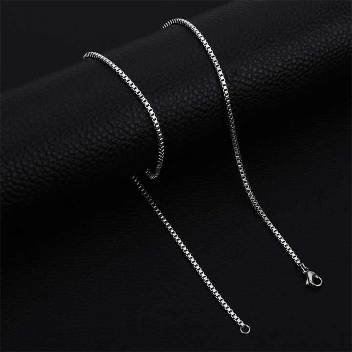 DN198c Dây chuyền inox ô vuông