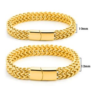 LN160a Lắc tay titan nam Titan 2 hàng lưới khóa hộp