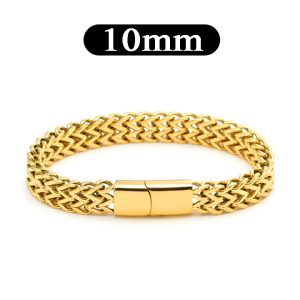 LN160c Lắc tay titan nam Titan 2 hàng lưới khóa hộp