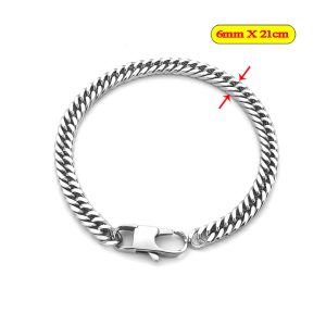 LN164a Lắc tay titan nam kiểu lật đôi 6mm