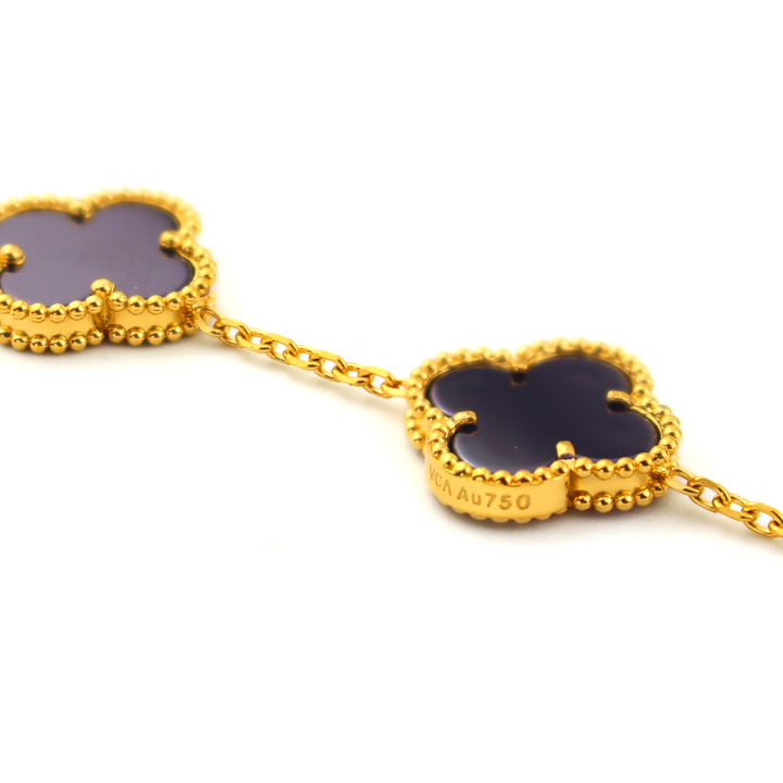 TA185c Lắc tay Titan van cleef 5 bông 15mm
