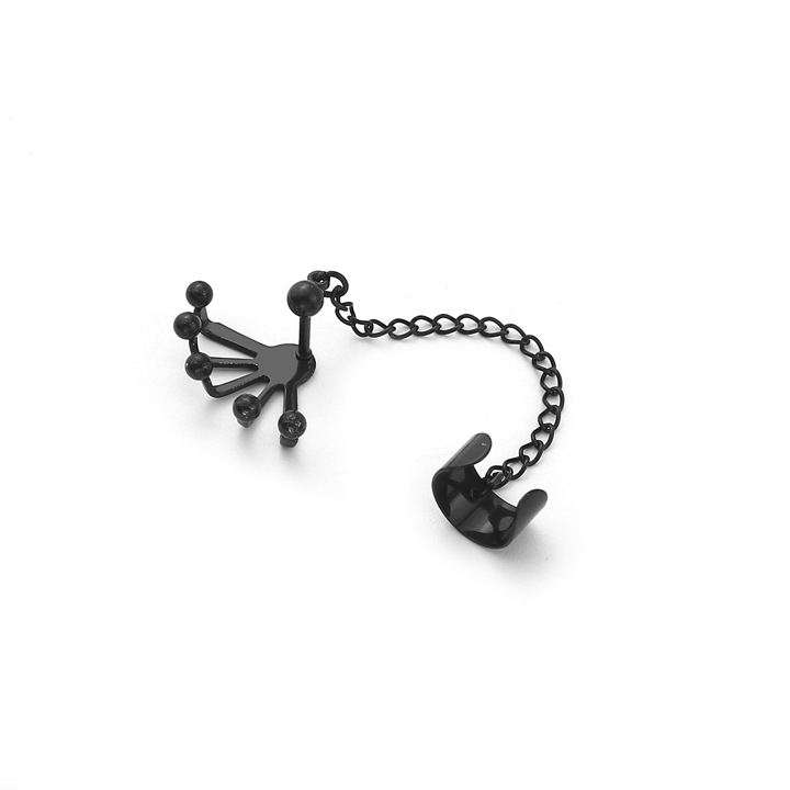BT045a Bông tai nữ titan cánh quạt độc đáo cá tính