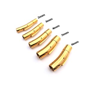 LK018c Khóa Titan kiểu ống tròn kết nối bằng keo mạ màu vàng