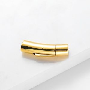LK018d Khóa Titan kiểu ống tròn kết nối bằng keo mạ màu vàng