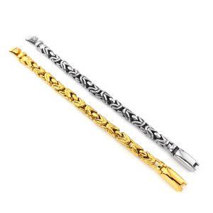 LN168g Lắc tay nam titan 9mm phong cách thái